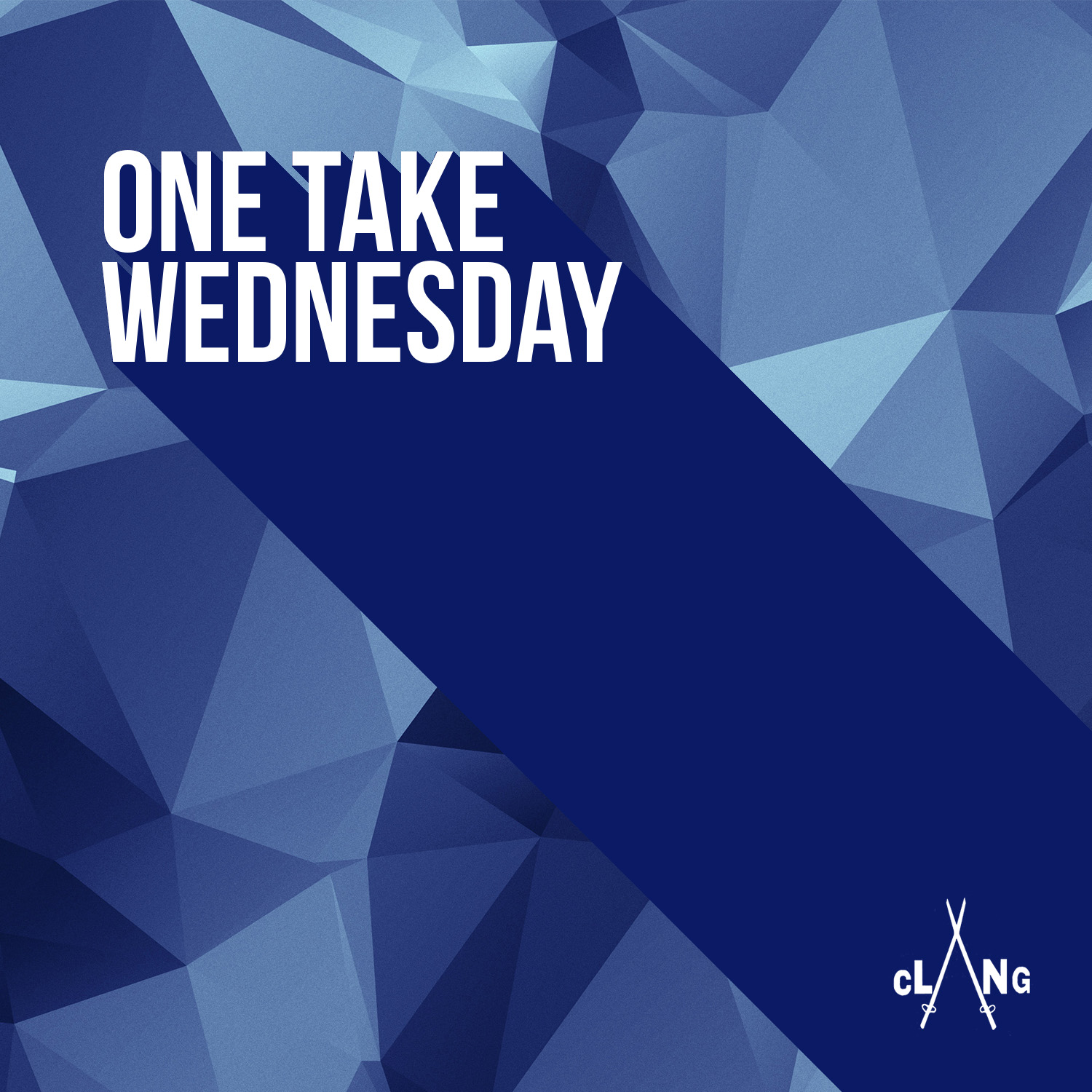 One Take Wednesday blue